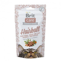 Ласощі Brit Care для котів для профілактики появи грудок шерсті Бріт Кеа Хеірбол з качкою 50г 111265\\521395
