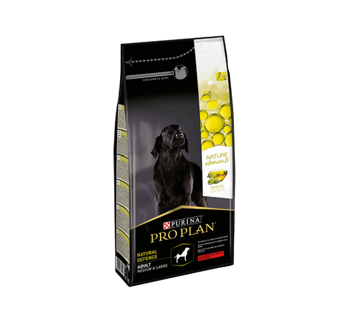 ProPlan Nature Elements. Захист.З яловичиною та оливковою олією. Для собак середніх та великих порід