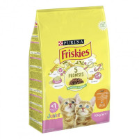 Friskies Junior(Фріскіс Юніор).З куркою, молоком та овочами.Сух/кот 10кг