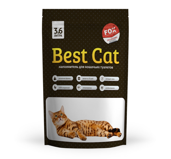 Силікагелевий наповнювач Best Cat Black 3,6 л/10