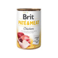 Вологий корм Brit Pate&Meat Dog з куркою 400 гр.