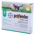 Bayer Profender Spot-On для котів від 0,5 до 2,5 кг