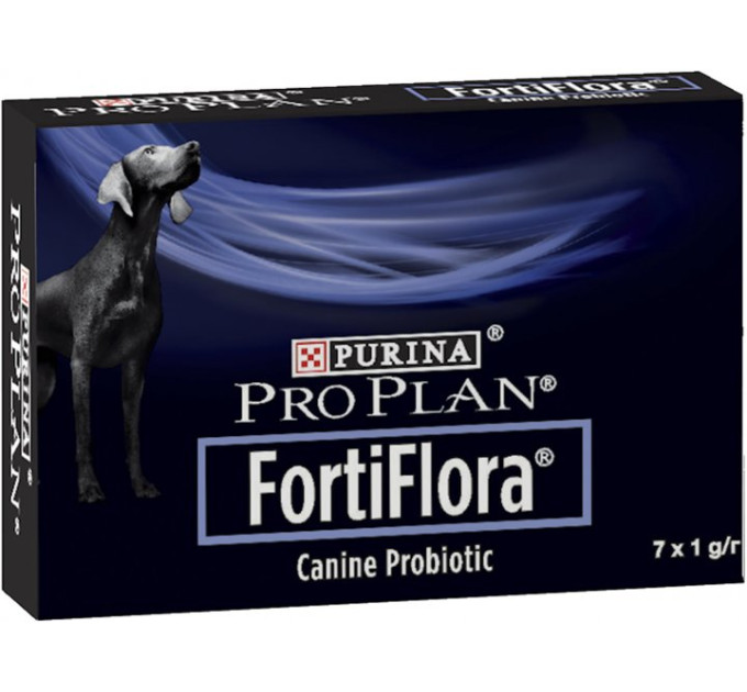 ProPlan FORTIFLORA. Пробіотик для дорослих собак та цуценят, підтримка мікрофлори ШКТ, 7х1г