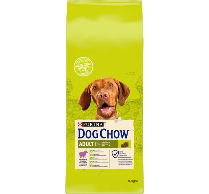 DOG CHOW. З ягням. Сух/соб 14 кг