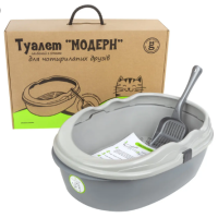 810016 Туалет «Модерн» у фірмовій упаковці сірий\світло-сірий