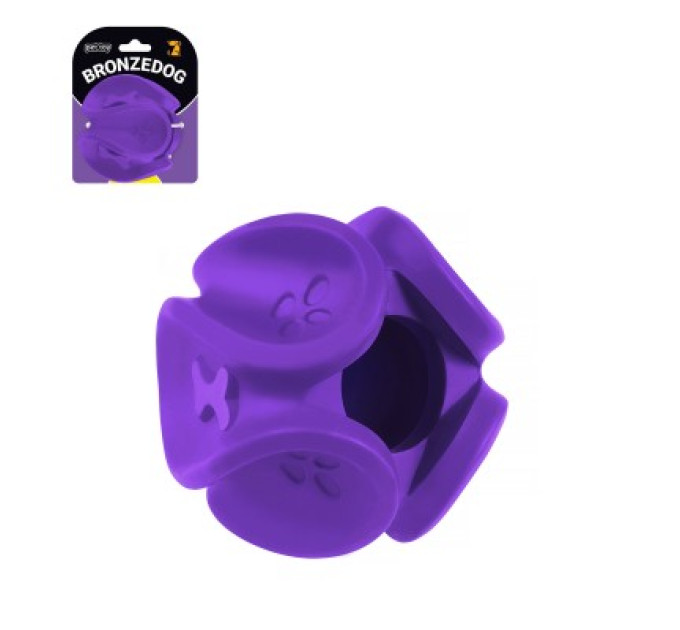 Y000086/L/Т Іграшка для собак Bronzedog Jumble скручений м\'яч 78*69mm з ароматом ванілі