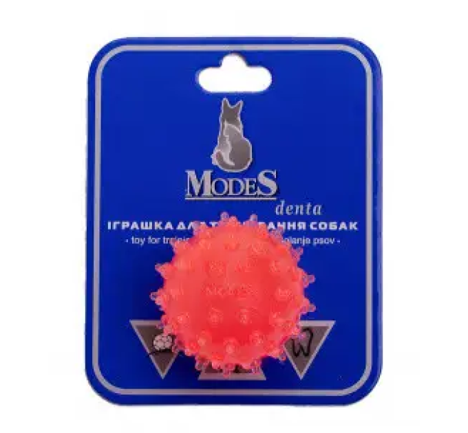 ЗС000162 грашка для собак М\'яч Міна MODES Denta  розмір XS-4 см рожева