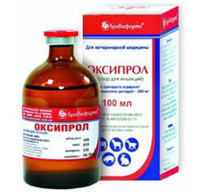 Оксипрол розчин для ін\'єкцій, 100 мл