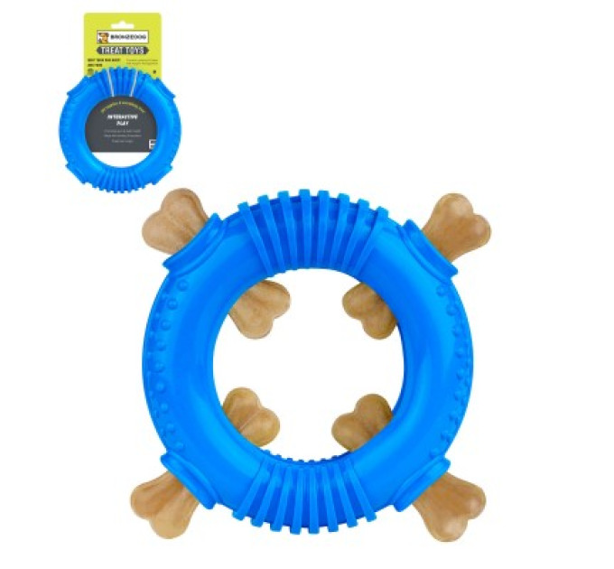 YT93819-B Іграшка  для собак Bronzedog Smart Ring 16 х 3 см/48шт