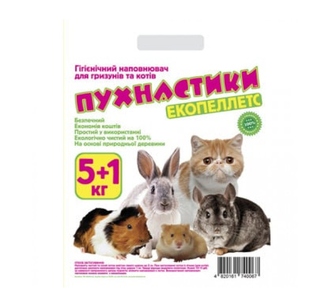 Пушистики наповнювач дерев\'яний,  (24 л)
