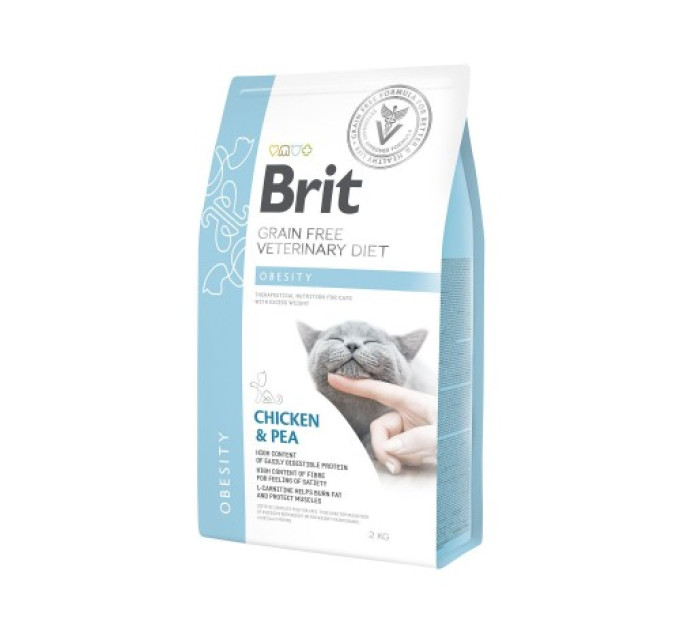 Корм Бріт Brit GF Veterinary Diets Cat Obesity 2 kg