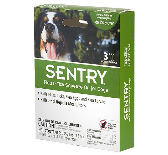 Sentry Краплі для собак вагою більше 30кг