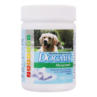 Вітаміни для собак Dogmix Мультивіт, 100 таблеток