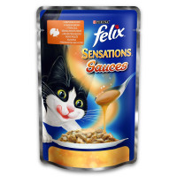 FELIX Sensations Sauces (Феликс Сенсейшнз Соуси). Індичка з беконом, гриль у соусі. Конс/кот 20х100г
