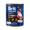 Корм Бріт Brit Premium by Nature k 400 г индюшатина с индюшиной печенью