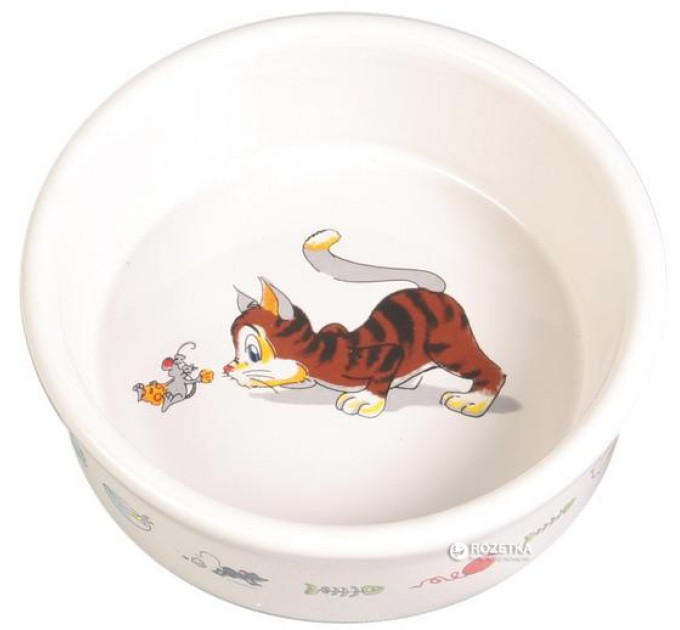 Миска керамічна для кота 0.2 л. 11.5 см. 4007