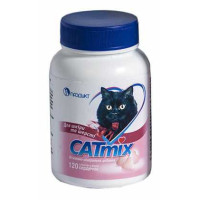 Вітаміни для котів CATmix (Кетмікс) для шкіри та шерсті 150 табл.