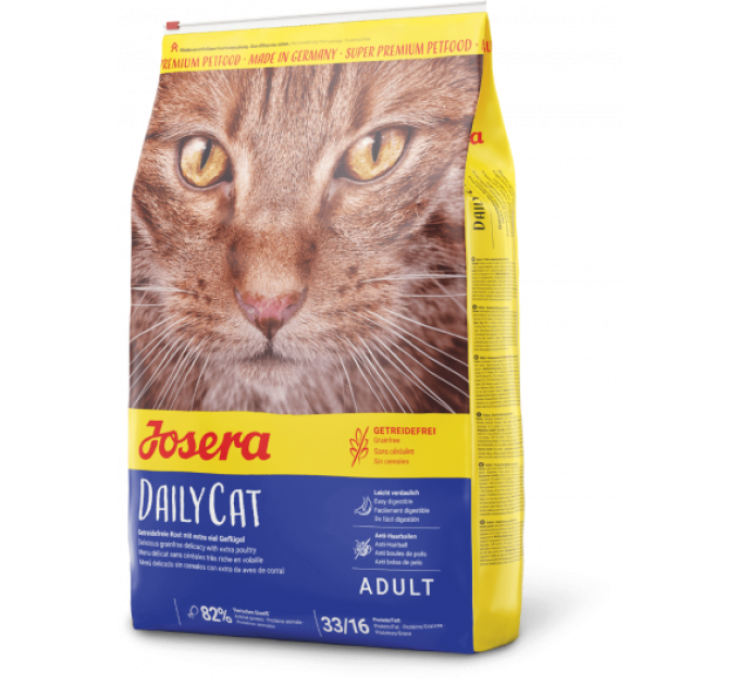 Корм Йозера DailyCat для дорослих котів беззерновий 4,25 кг