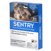 Sentry Краплі для собак вагою від 2 до 7 кг