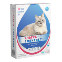 Краплі Ефектвет УЛЬТРА для котів 1мл, 1 піпетка