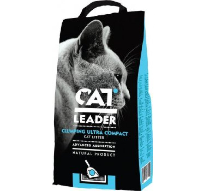 Наповнювач для котячого туалету Cat Leader Clumping Ultra Compact with Wild Nature Бентонітовий ультрагрудкувальний 2 кг