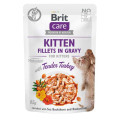 Корм Бріт Brit Care Cat pouch 85g филе в соусе нежная индейка д/котят