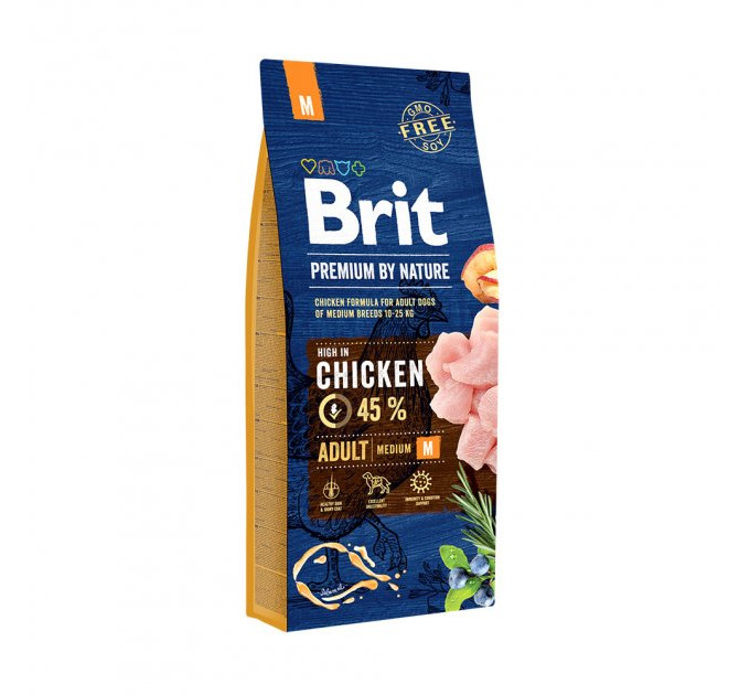Корм для собак Бріт Brit Premium Dog Adult M 3 kg