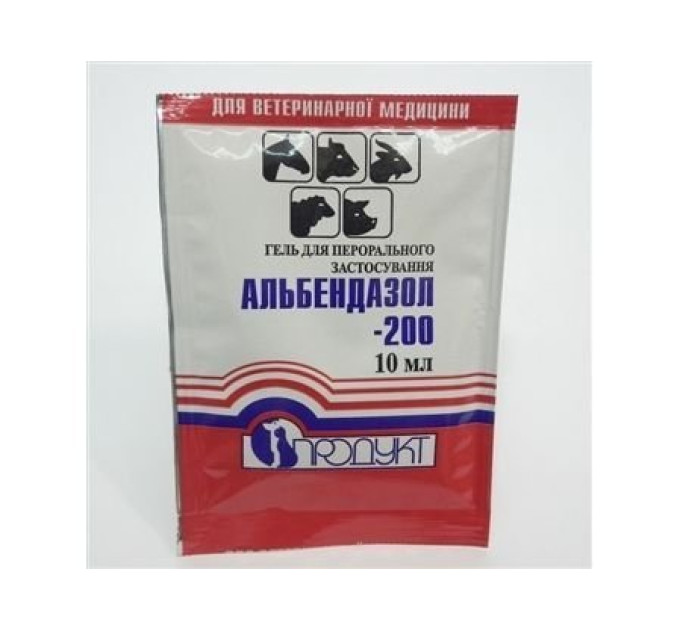 Альбендазол-гель 200 10мл