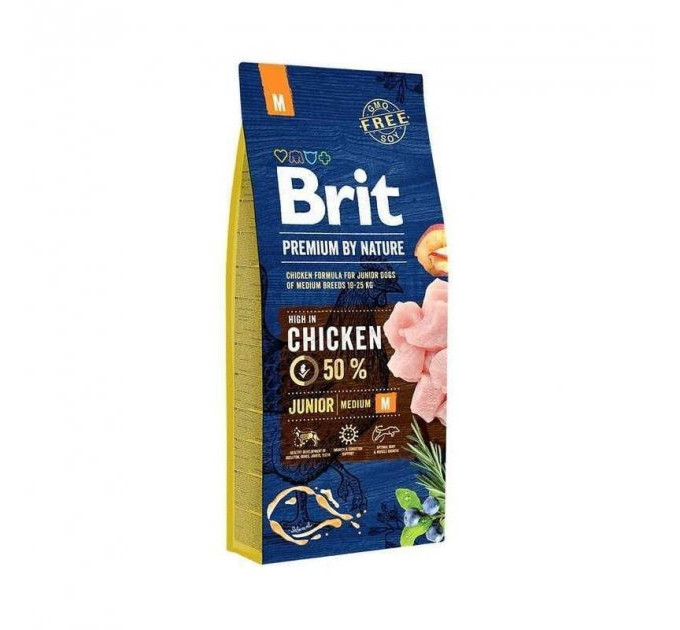 Корм Бріт Brit Premium Dog Junior M 1 kg