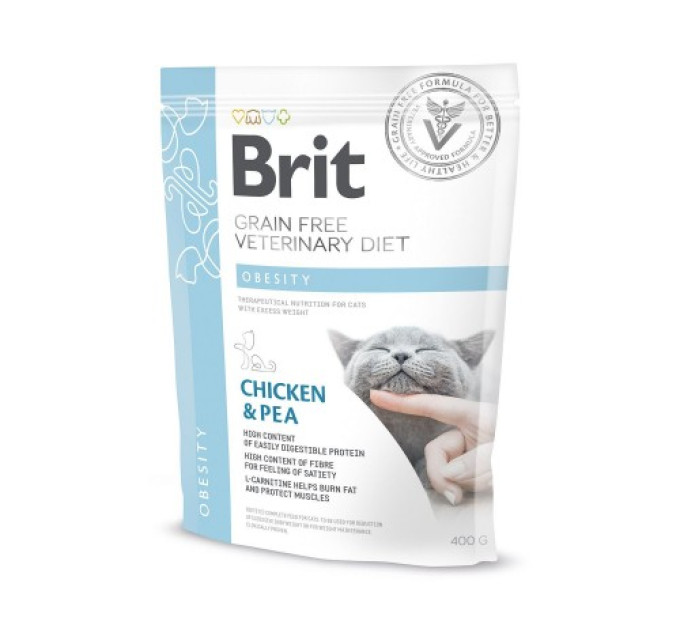 Корм Бріт Brit GF Veterinary Diets Cat Obesity 400 g