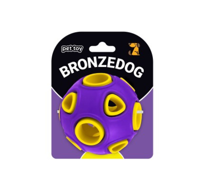 Y000284-01A/L/Т Іграшка для собак Bronzedog Jumble Airball 75mm з ароматом ванілі