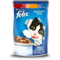 FELIX Fantastic (Фелікс Фантастік). З яловичиною. Шматочки у желе.  Конс/кот 20х100г