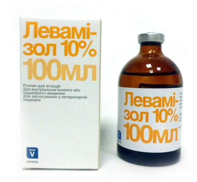Левамізол 10% 100 мл INVESA Іспанія