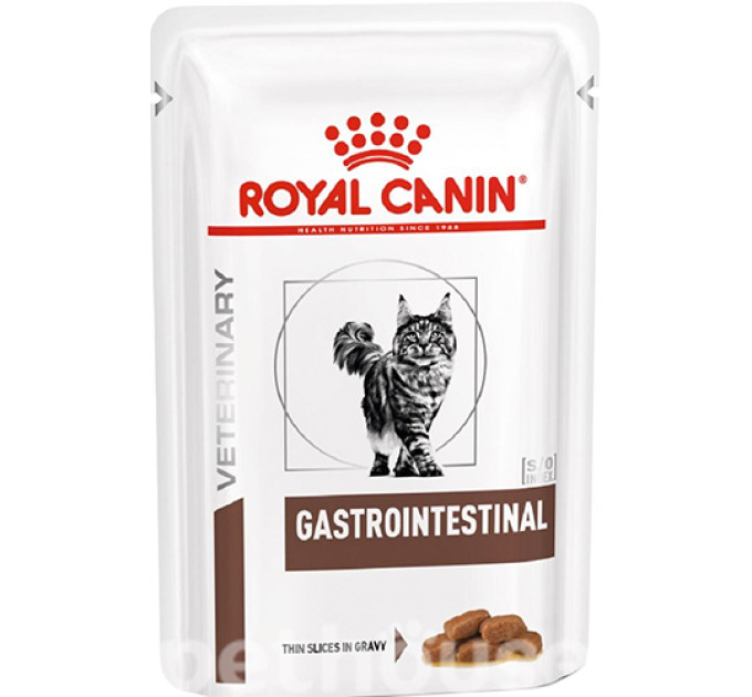 Корм Роял для котів GASTROINTESTINAL CAT Pouches  (шматочки у соусі) 85g