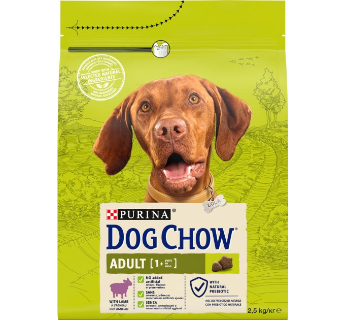 DOG CHOW. З ягням. Сух/соб 4х2,5кг