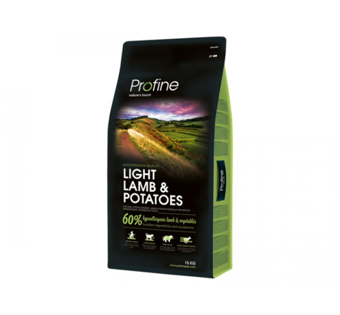 Корм Профайн Profine Light Lamb 15 кг, ягненок д/оптимизации веса