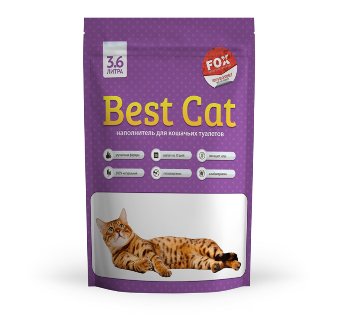 Силікагелевий наповнювач Best Cat Purple Lawender 3,6 л/10