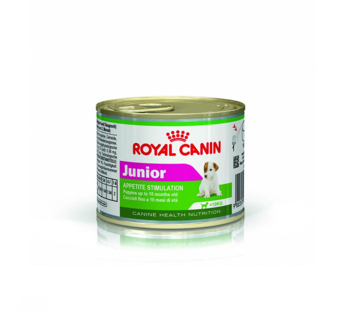 Корм Royal Canin для цуценят JUNIOR банка 195 гр