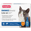 Краплі від бліх і кліщів Beaphar IMMO Shield для котів і кошенят ,3 піпетки