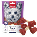 DA-06Hх Wanpy КІСТКА З В\'ЯЛЕНОЮ КАЧКОЮ (Duck Jerky Dumbbells) ласощі для собак 100г