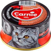 Паштет Carnie мясний з яловичоною для дорослих котів 95 г