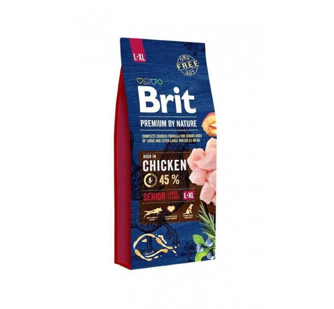 Корм Бріт Brit Premium Dog Senior L+XL 3 kg