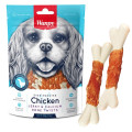 CE-08H Wanpy КІСТКА З В\'ЯЛЕНОЮ КУРКОЮ І КАЛЬЦІЄМ (Chicken&Calcium) ласощі для собак 100г