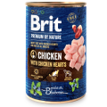 Корм Бріт Brit Premium by Nature k 800 г курица с куриным сердцем