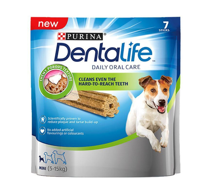 Purina DentaLife Small. Ласощі для підтримки здоров\'я порожнини рота дорослих собак дрібних порід. 6