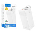 Повербанк Hoco J86A Powermaster 50000mAh 22.5W 5A з ліхтариком білий