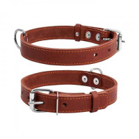 Нашийник одинарний CoLLaR (ширина 25мм, довжина 38-50) коричневий 02196