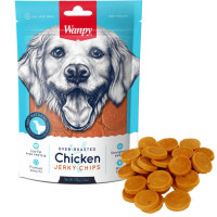 Чіпси курячі в\'ялені CB-02H Wanpy  (Chicken Jerky Chips) ласощі для собак 100г.