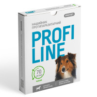 Нашийник ProVET PROFILINE для великих порід собак  70 см., зелений (інсект.)