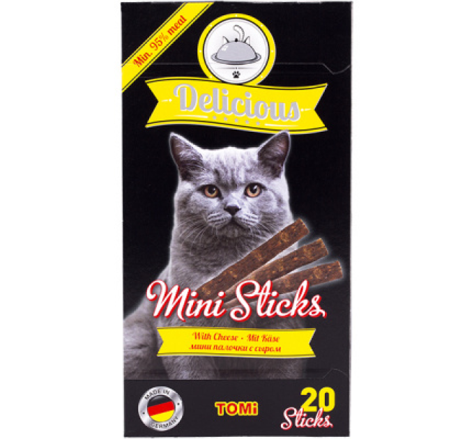 Tomi Mini Sticks Cheese сирні міні-палички, ласощі для кішок АРТ. 490716